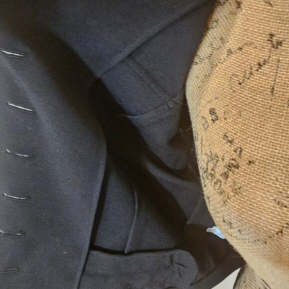 Per Se by Carlisle Black Cropped Blazer with Mandarin Collar Size 6 - Picture 5 of 8